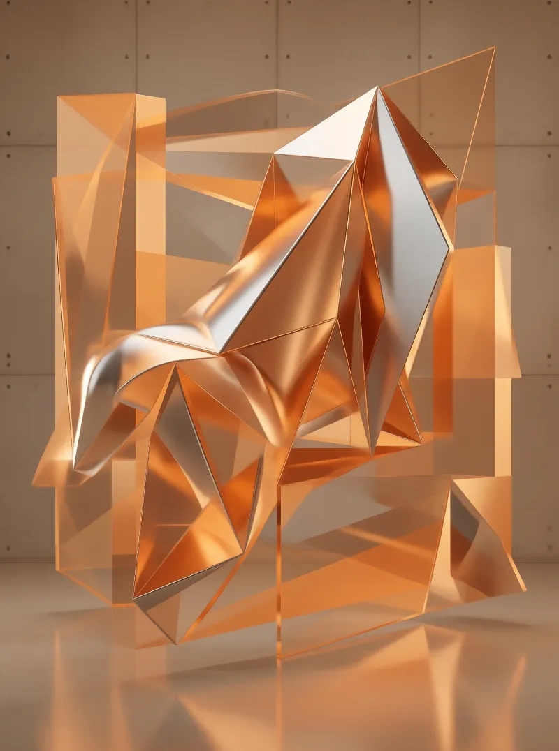 Abstract Geometric Sculpture