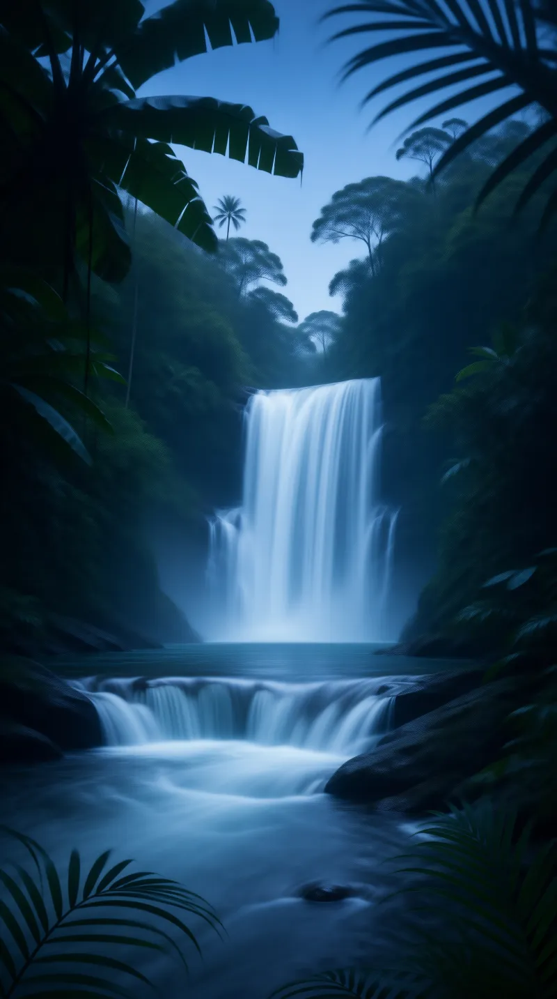 Hidden Jungle Waterfall