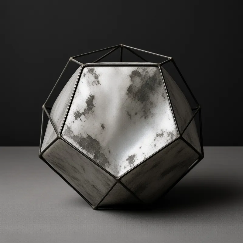 Geometric Marble Sculpture