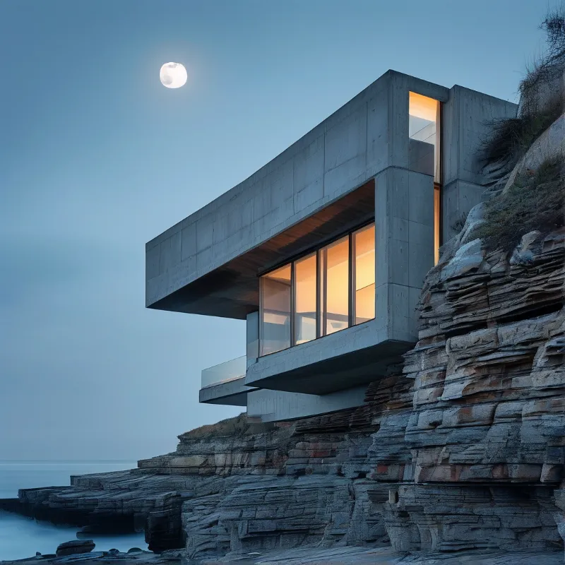 Modern Cliffside Villa