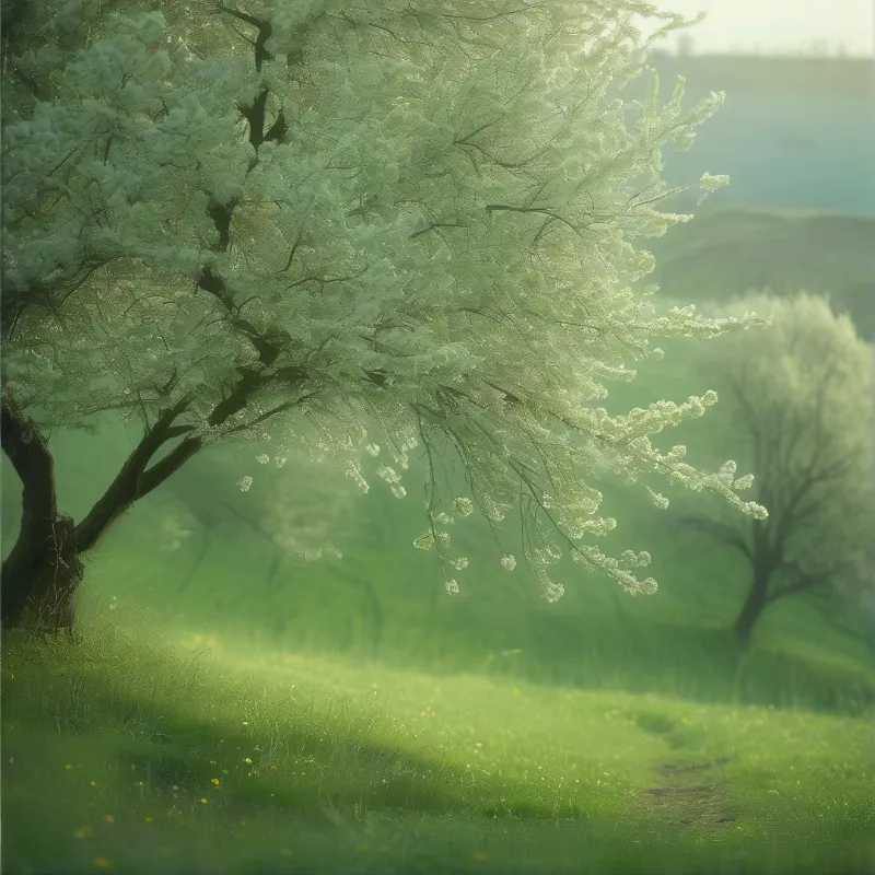 Spring Blossom Landscape