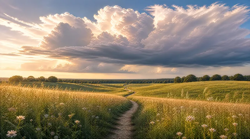Serene Countryside Path