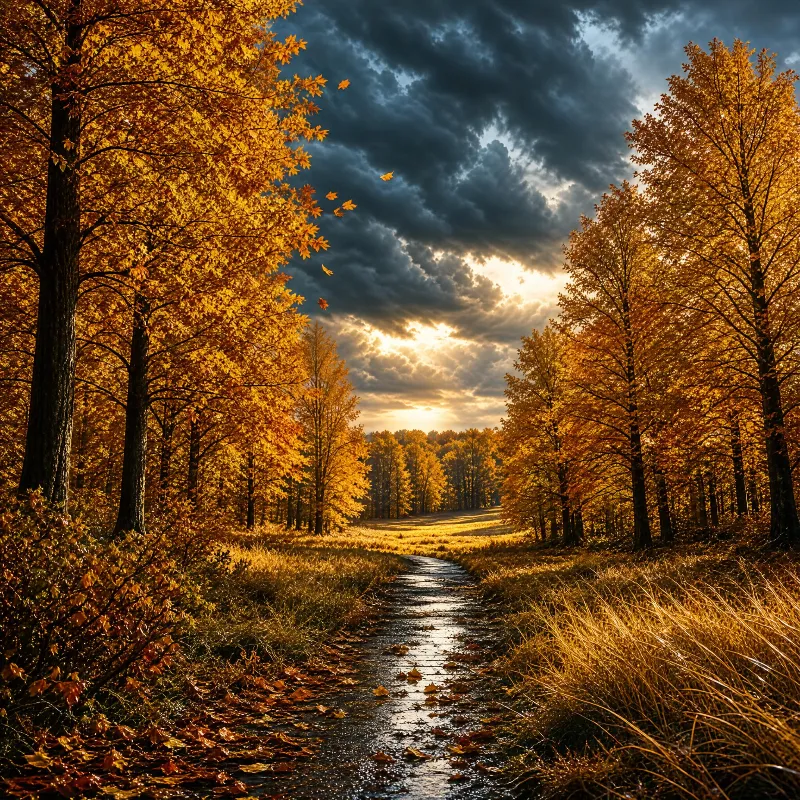 Autumn Forest Path