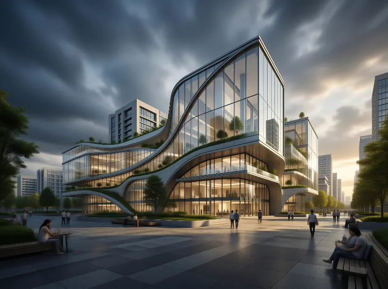 Modern Wave Building