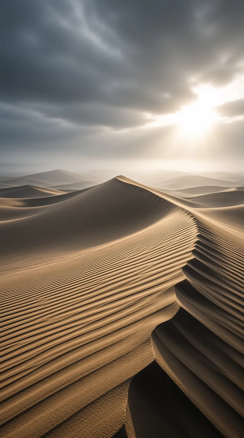 Wind Carved Sand Dunes