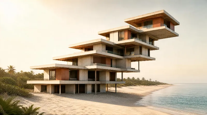 Modern Beach Villa Architecture