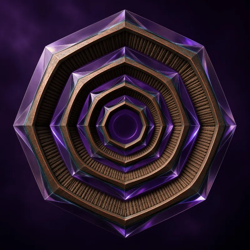 Futuristic Octagonal Vortex