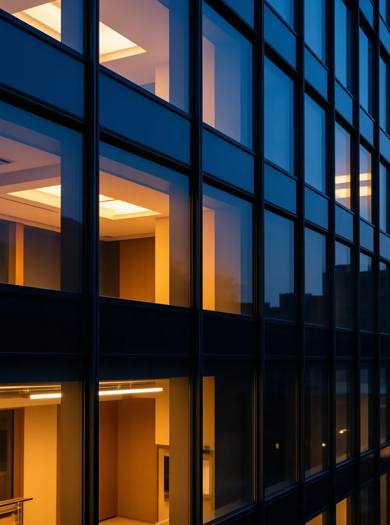 Modern Office at Night