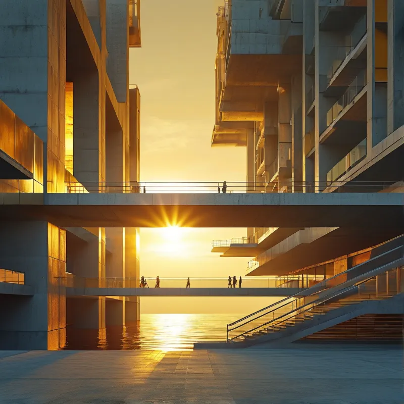 Golden Hour Architecture