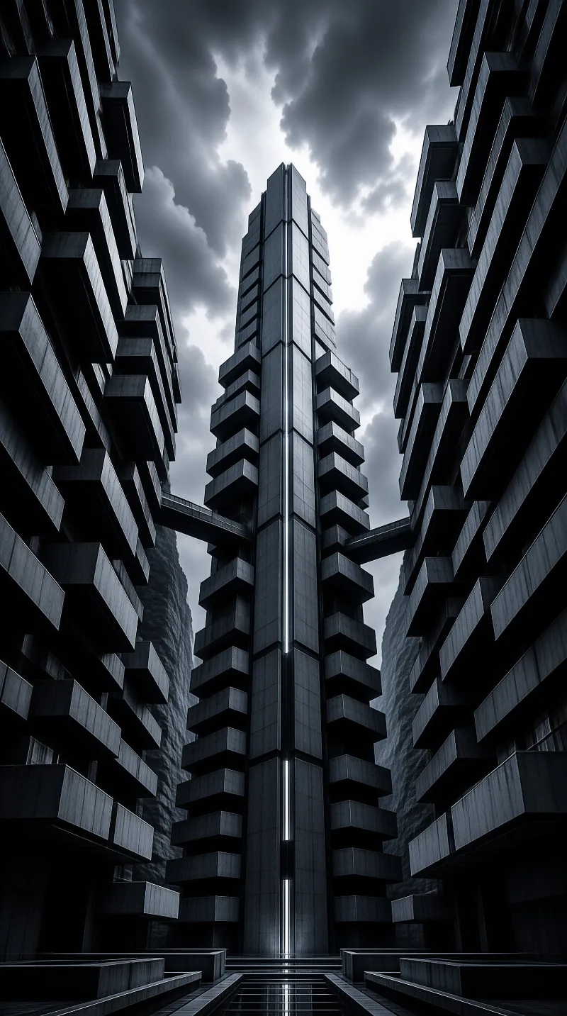 Futuristic Sci-Fi Tower