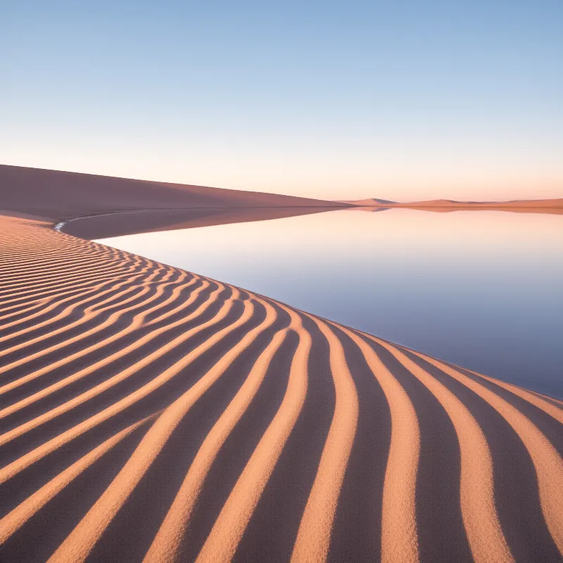 Desert Dunes at Dawn