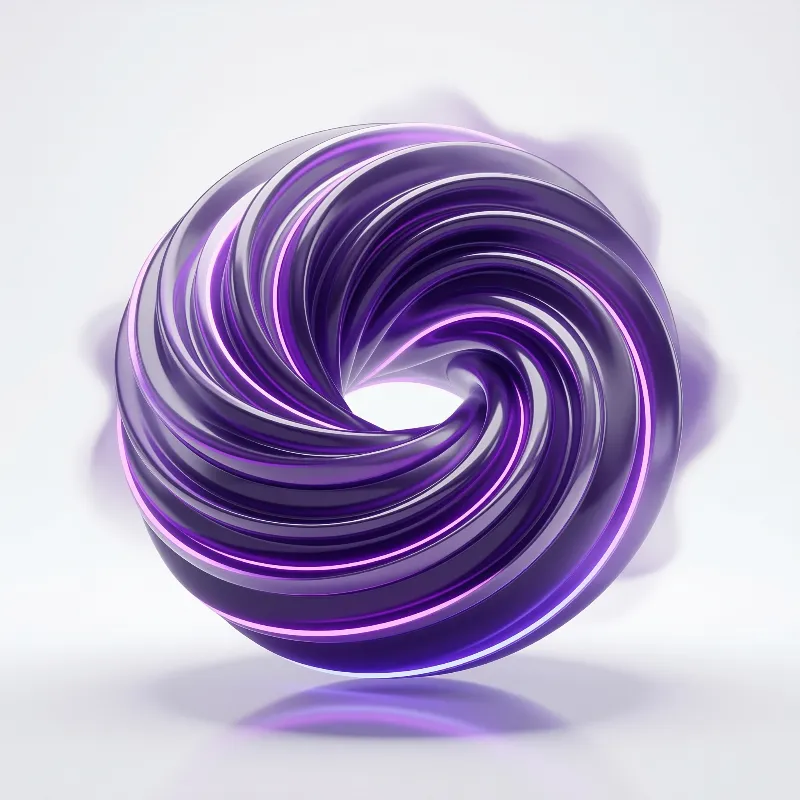 Abstract Purple Swirl