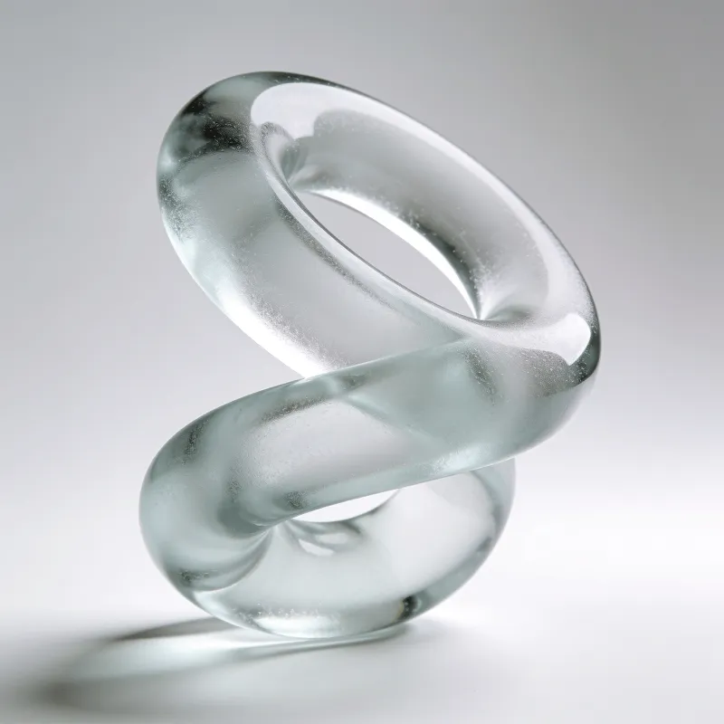 Frosted Glass Twisted Torus