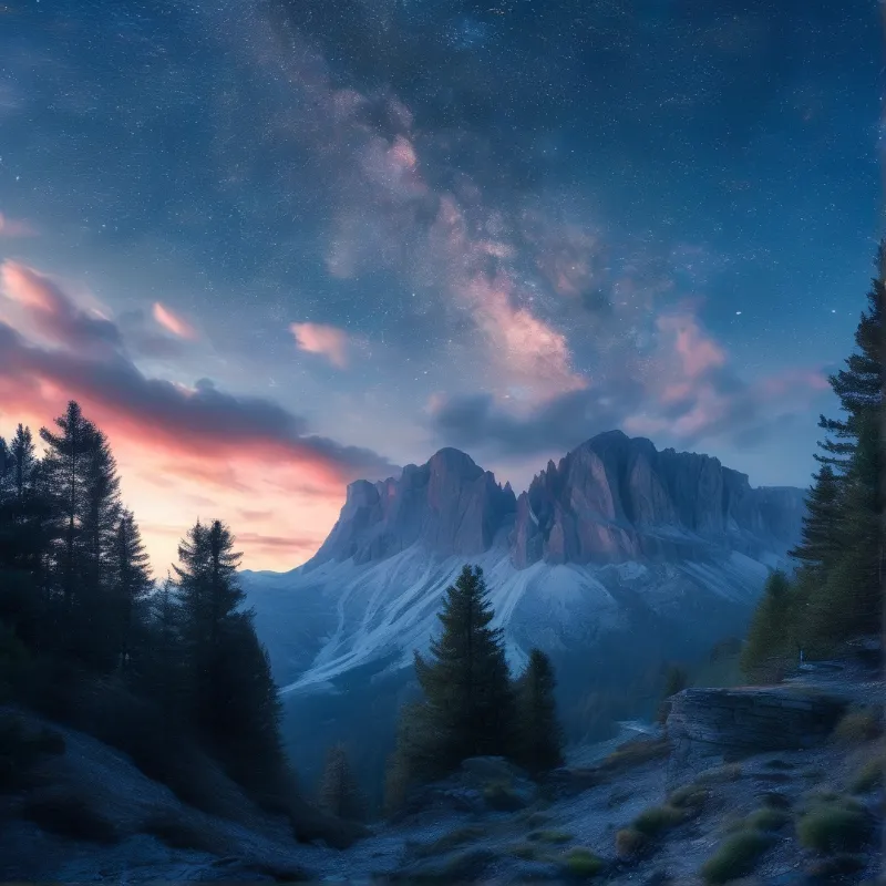 Twilight Peaks and Stars