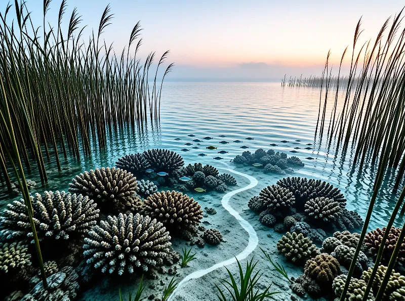 Surreal Underwater Landscape
