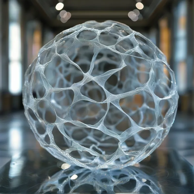 Transparent Geometric Sphere
