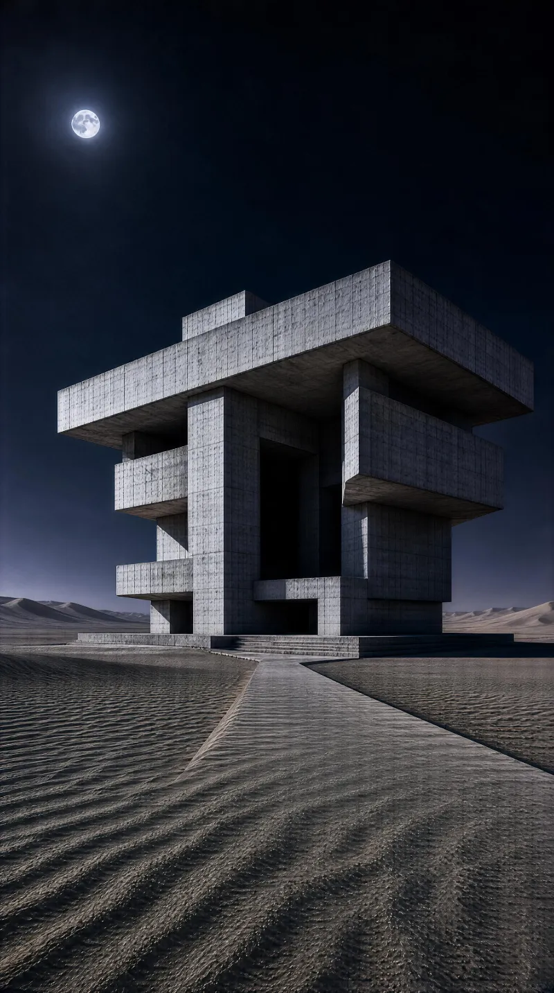 Desert Concrete Structure