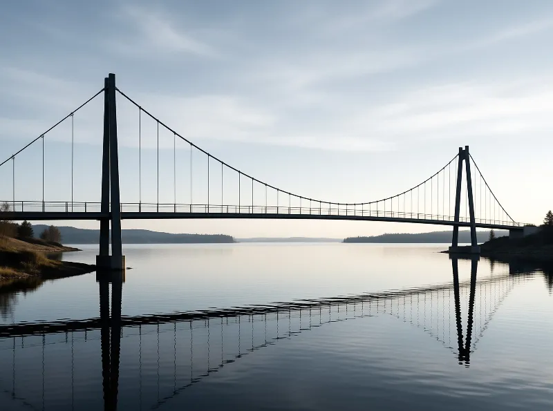 Suspension Bridge Reflection