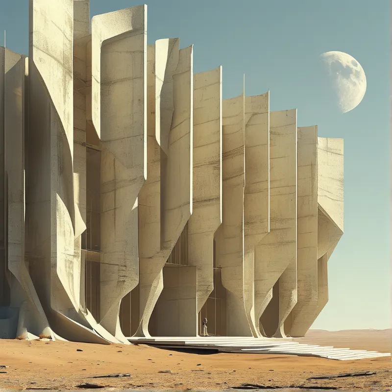 Monumental Desert Structure