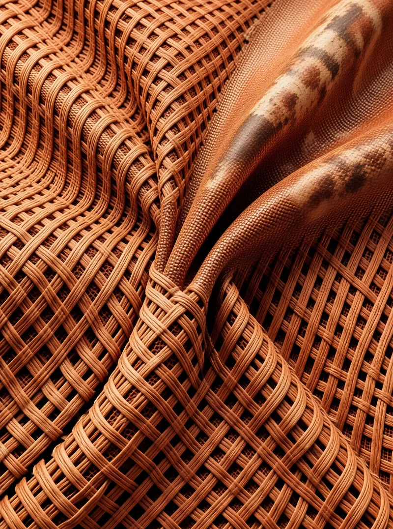 Close Up of Rattan Weave