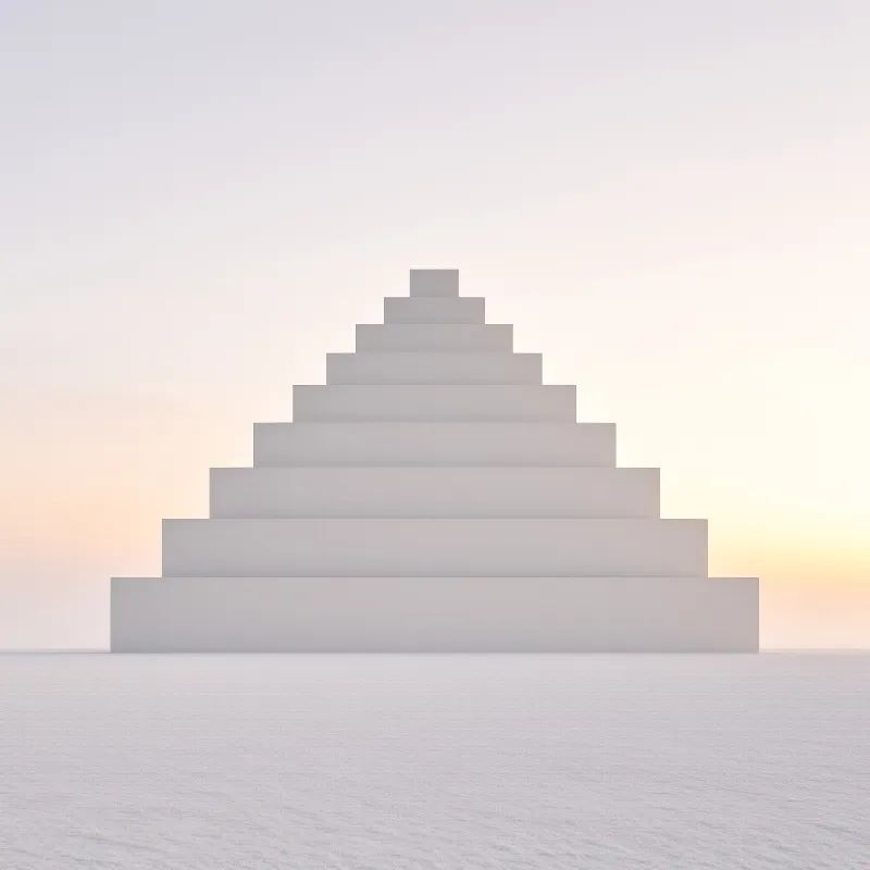 Minimalist Stepped Pyramid