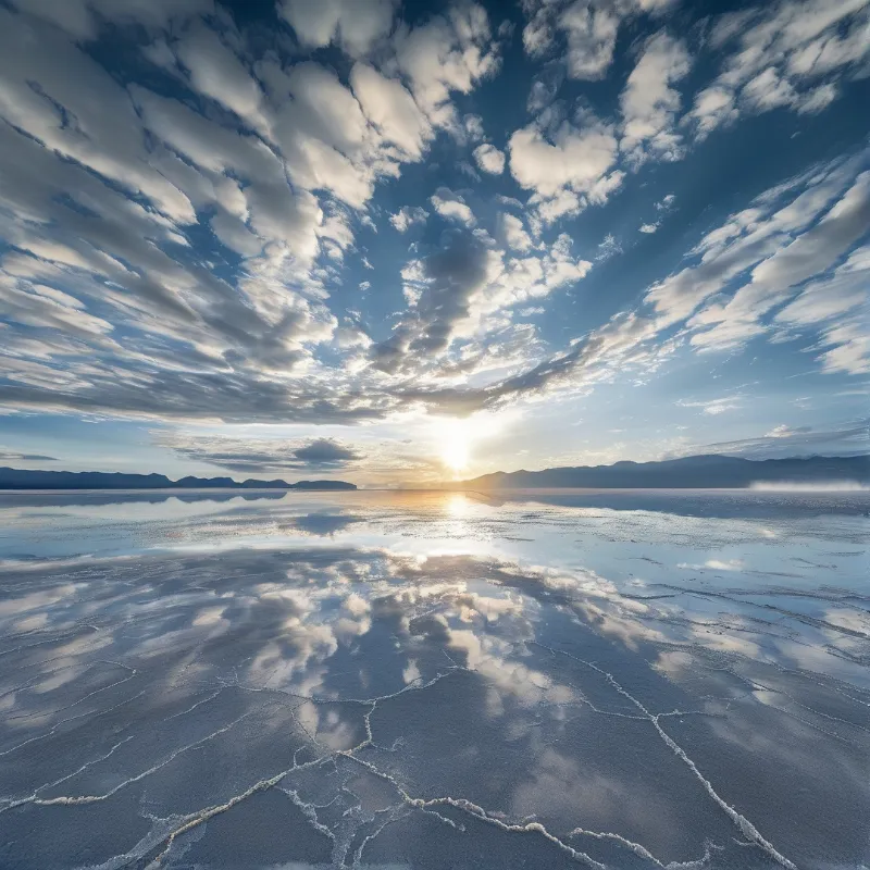 Frozen Sky Reflection