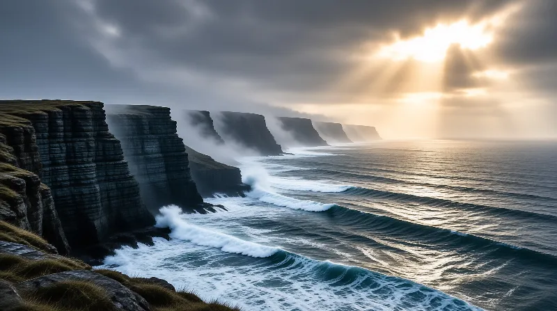 Dramatic Coastal Cliffs