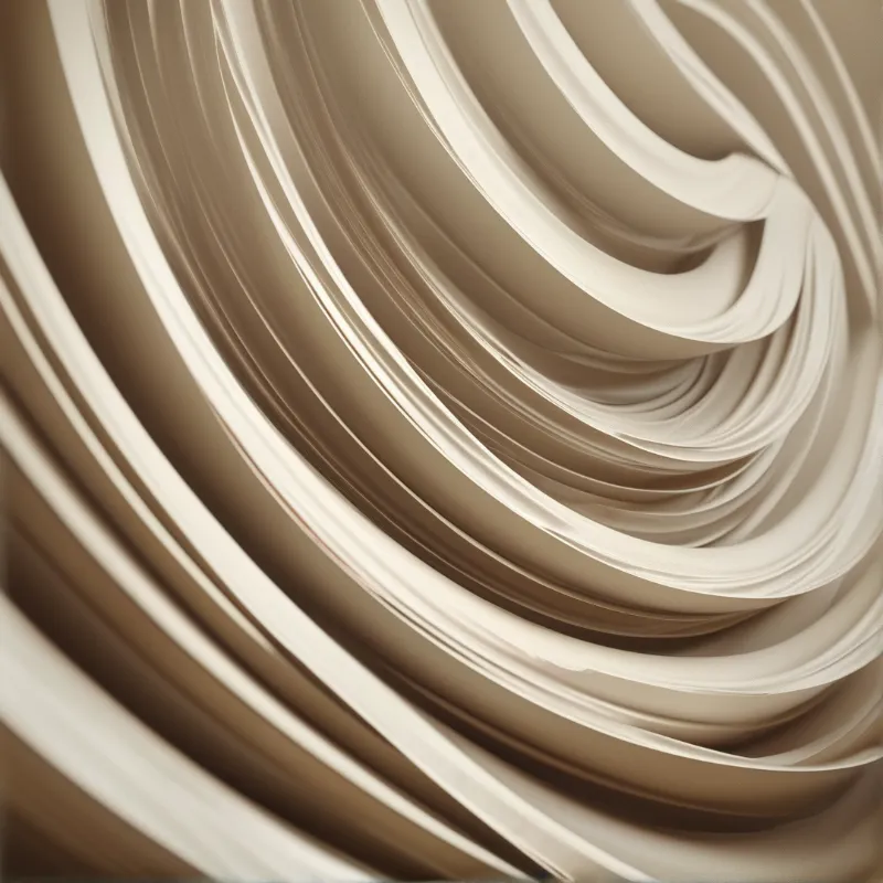 Swirling Beige Abstract