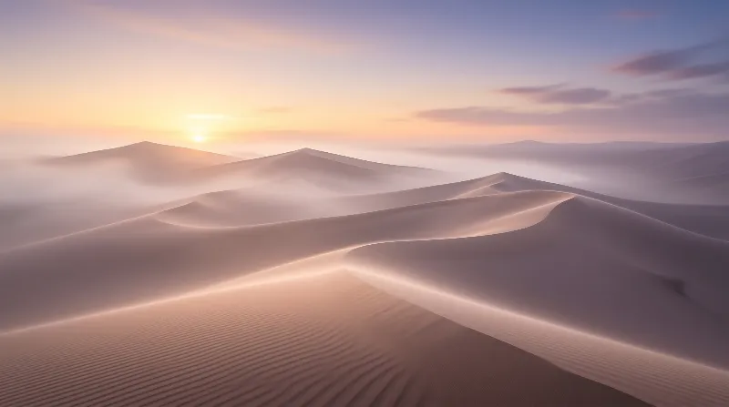 Serene Desert Sunrise