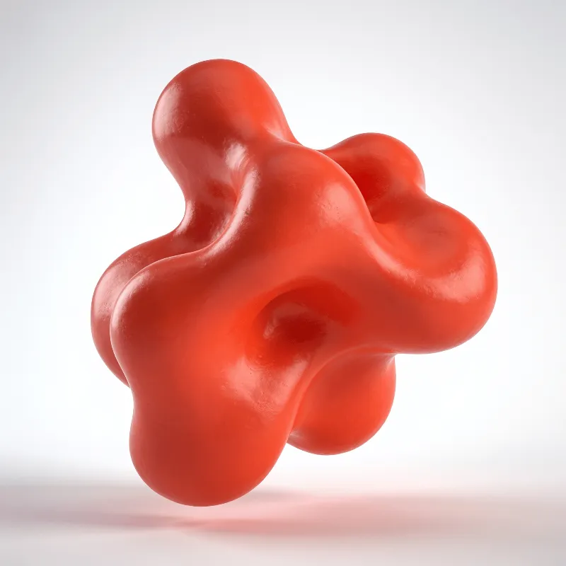 Clay, Bold Fluid Blob