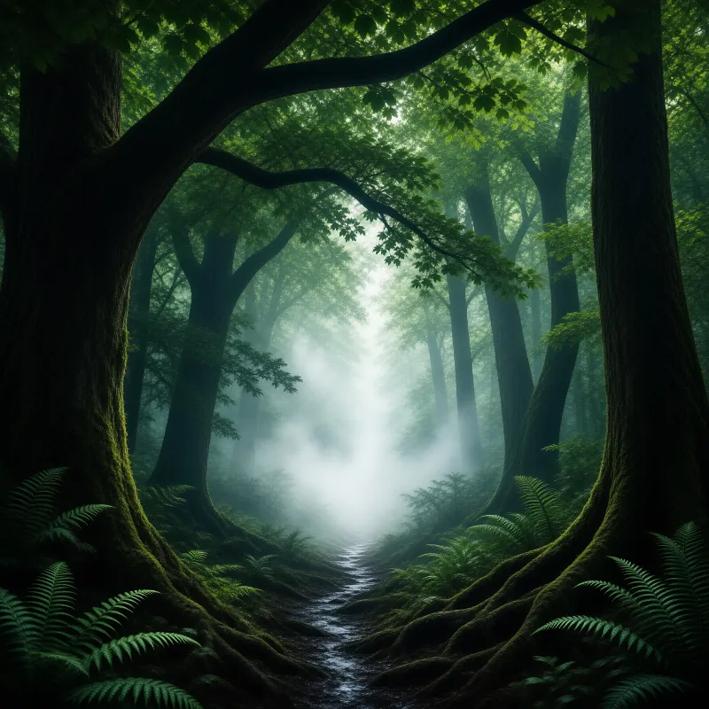 Mystical Forest Path