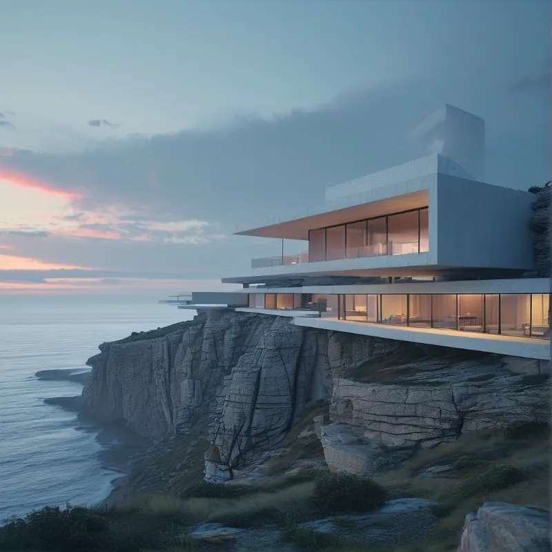 Modern Cliffside Villa