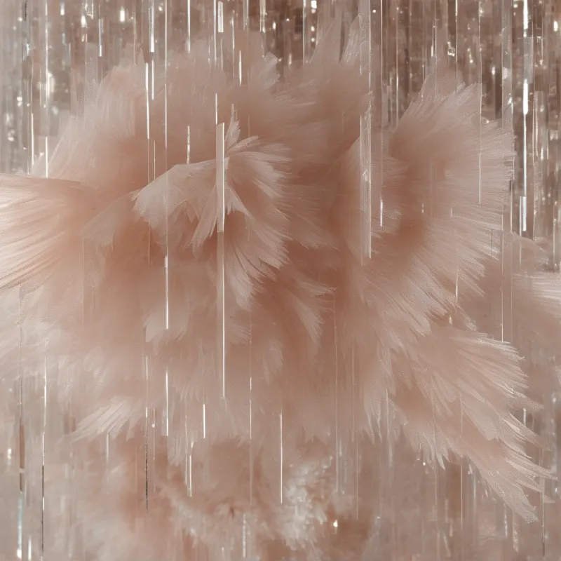 Ethereal Pink Feathers