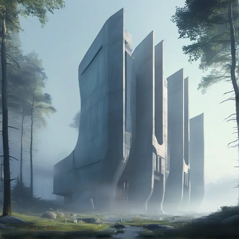 Monolithic Structure in Mist