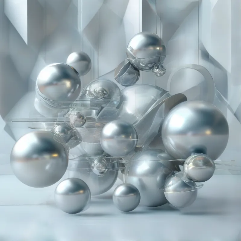 Abstract Chrome Spheres