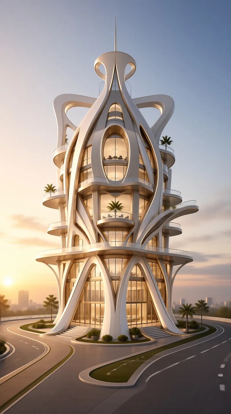 Futuristic Organic Tower