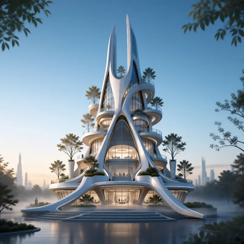 Futuristic Organic Tower