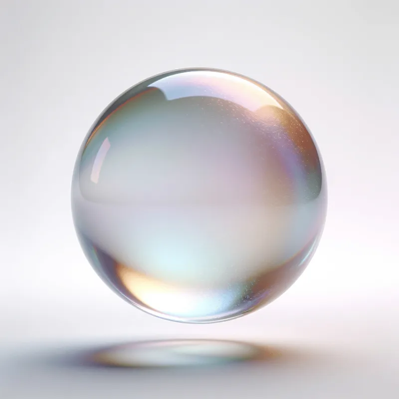 Ethereal, Iridescent Floating Orb
