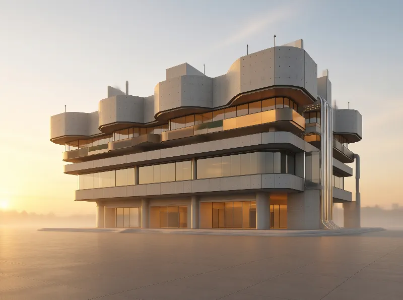 Modern Curved Architecture