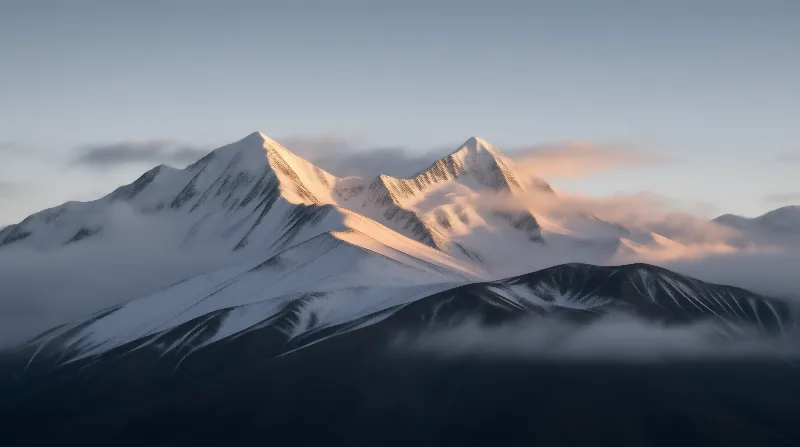 Alpenglow Peaks Landscape