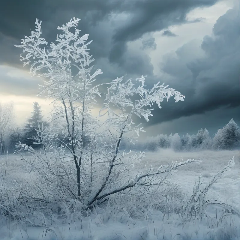 Frosty Winter Scene