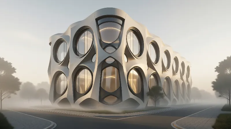 Futuristic Organic Building
