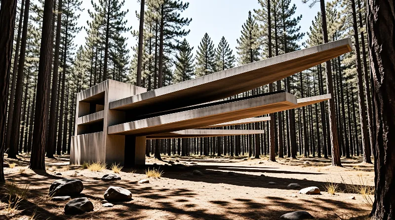 Modern Architecture in Forest