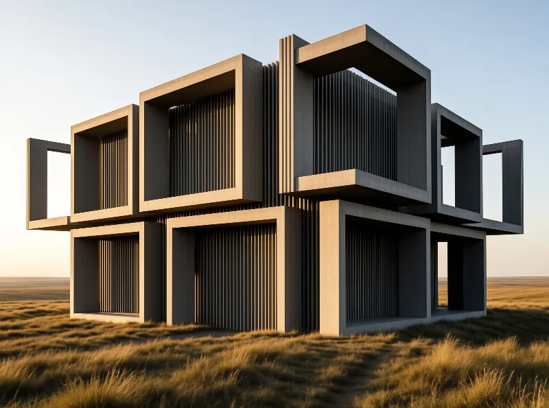 Modern Modular Concrete House