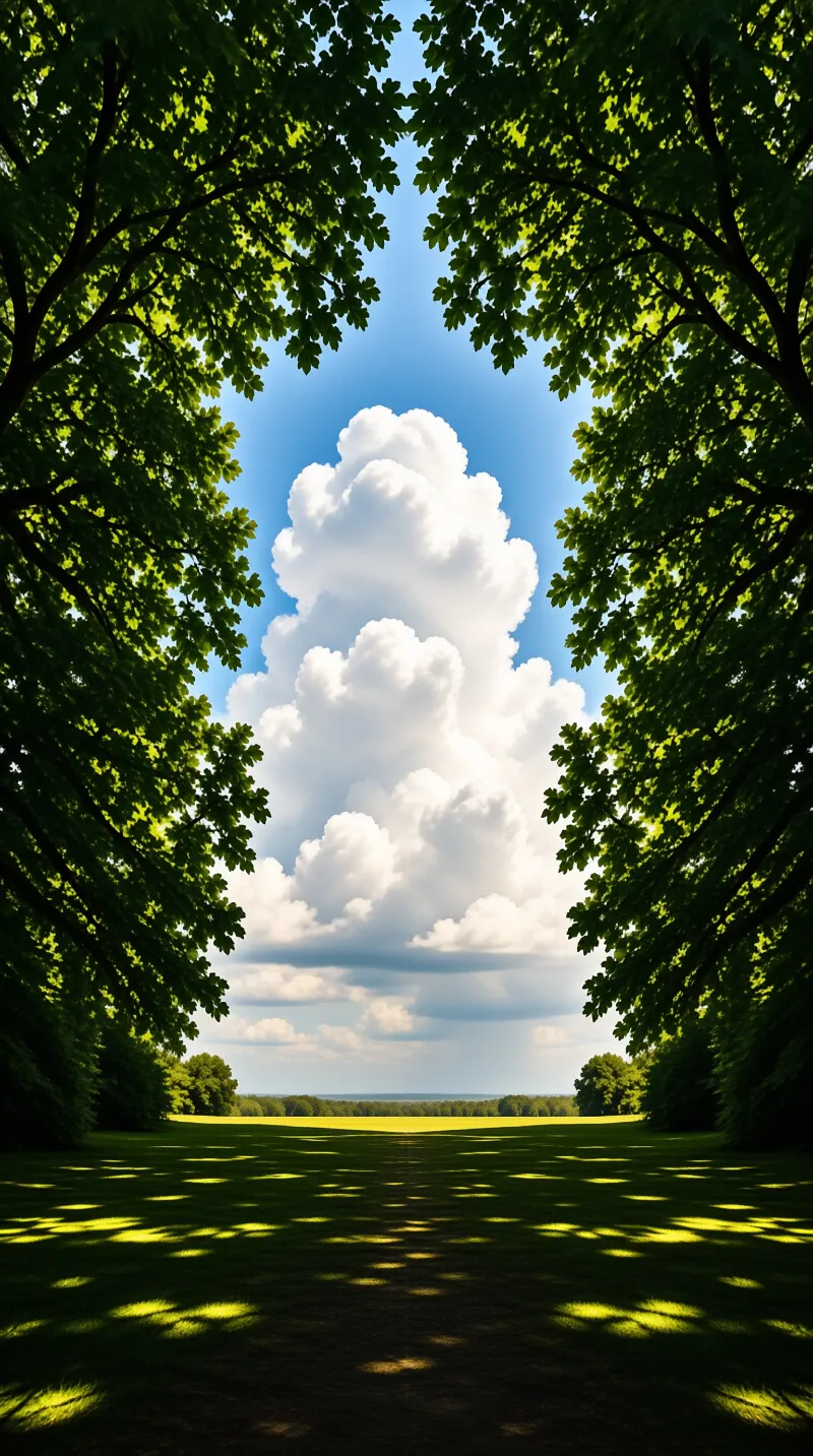 Cumulus Meadow Landscape