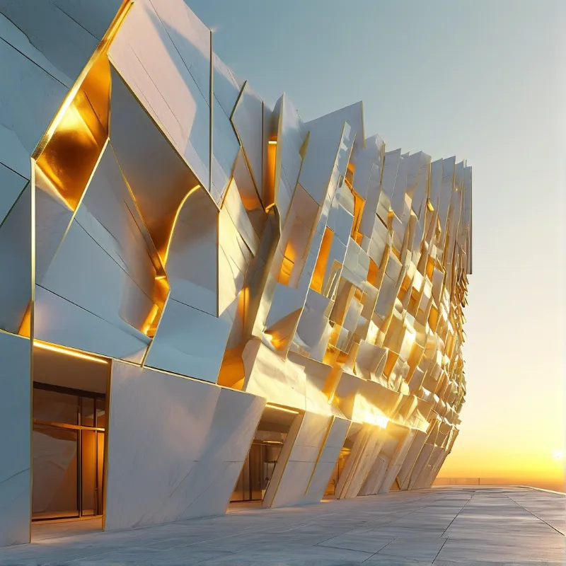 Contemporary Geometric Building