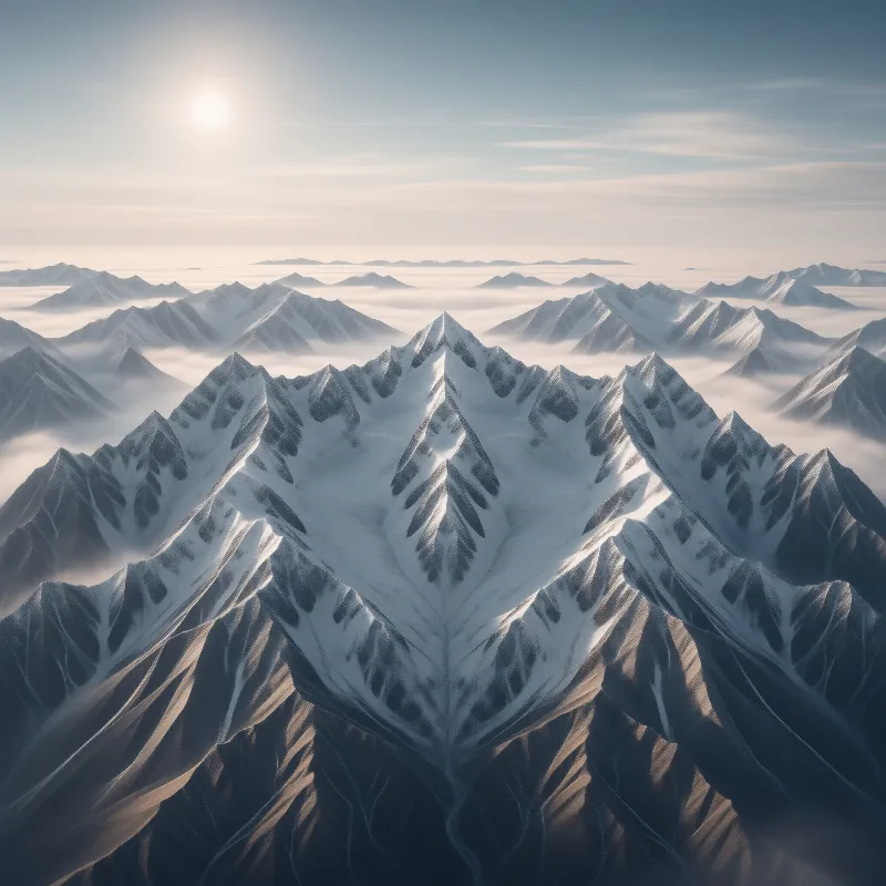 Majestic Snow Peaks