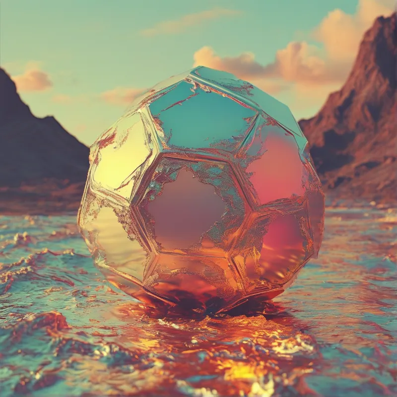Reflective Geometric Sphere