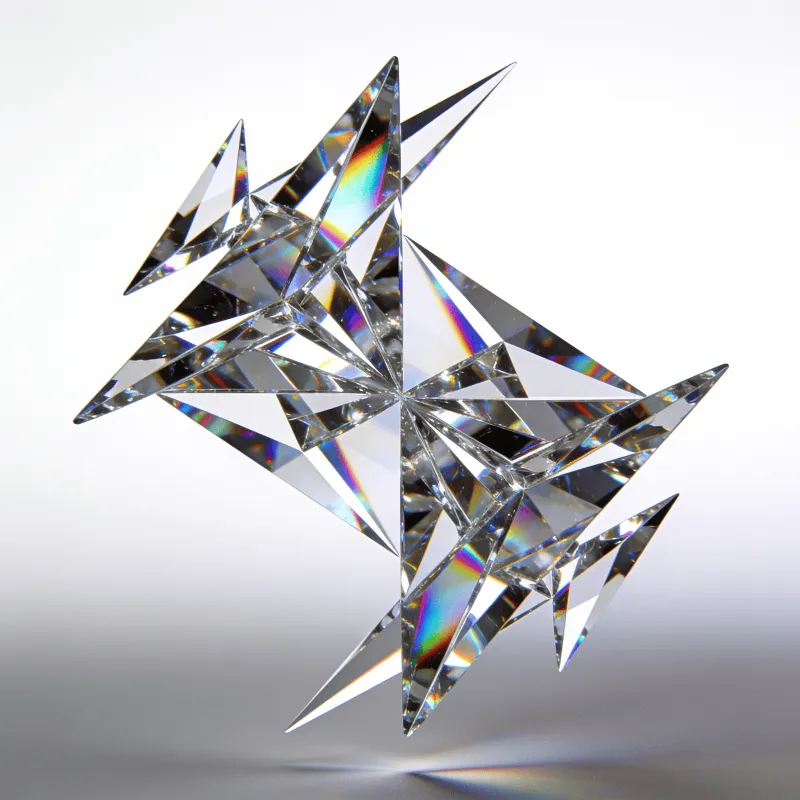 Futuristic, Crystal Impossible Shape