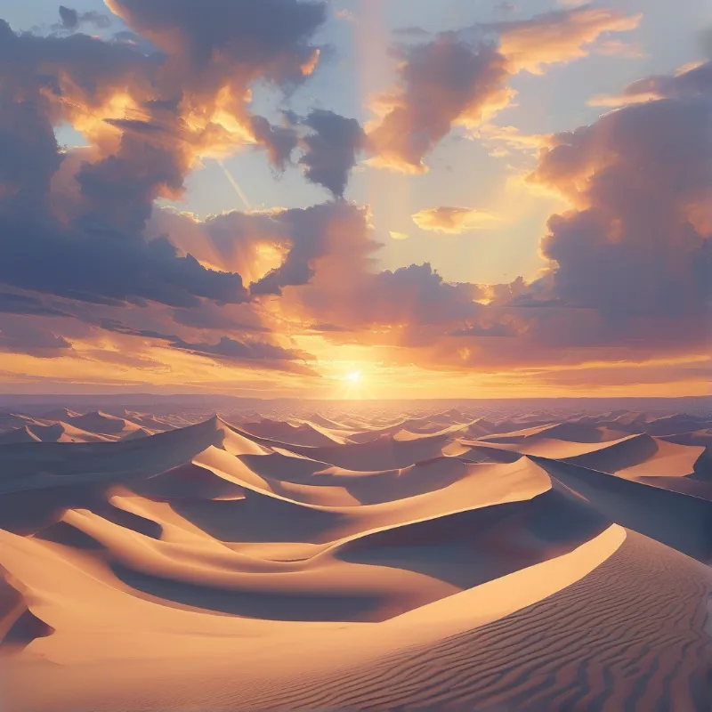 Desert Sunset Dunes